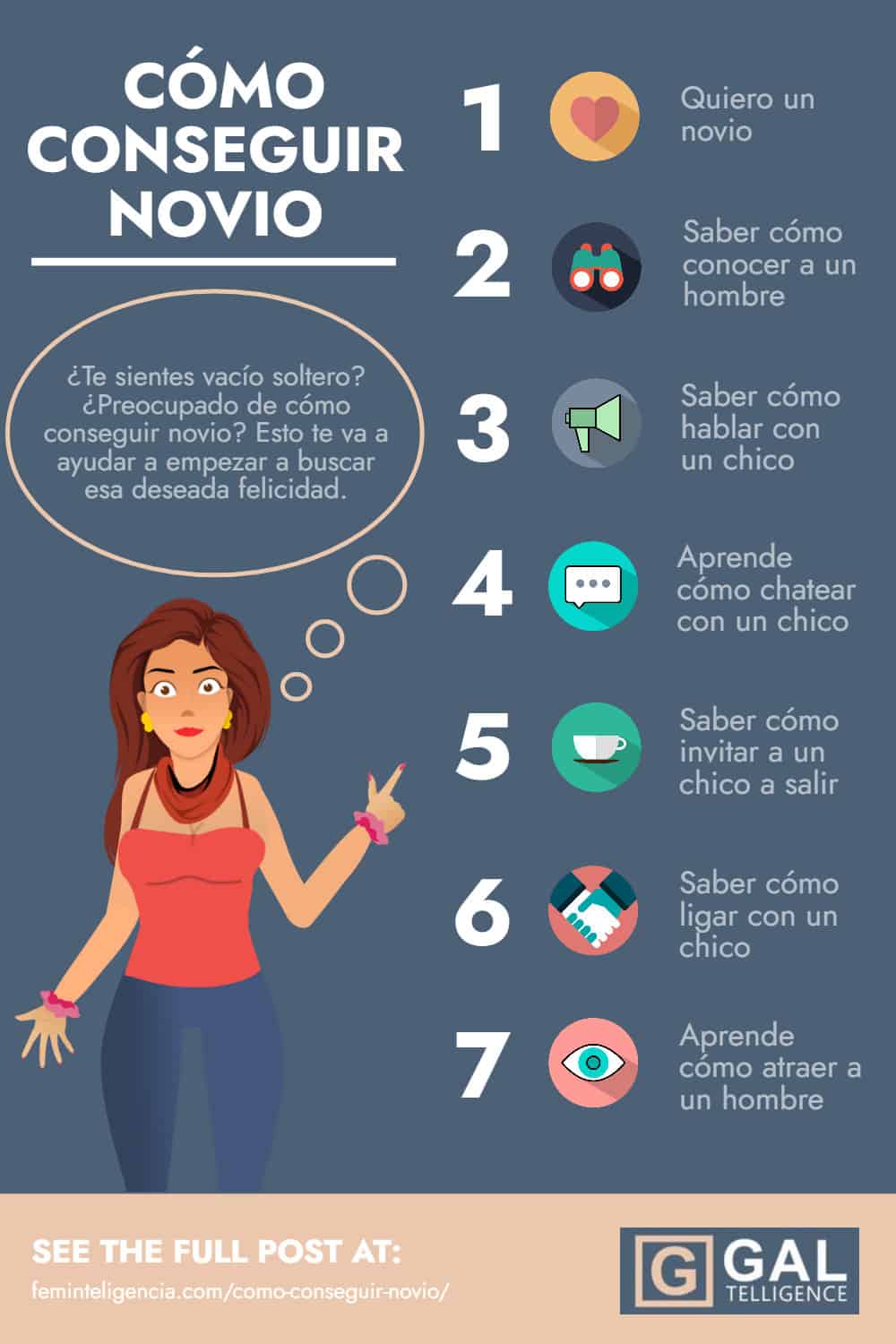 Infographics - Cómo Conseguir Novio